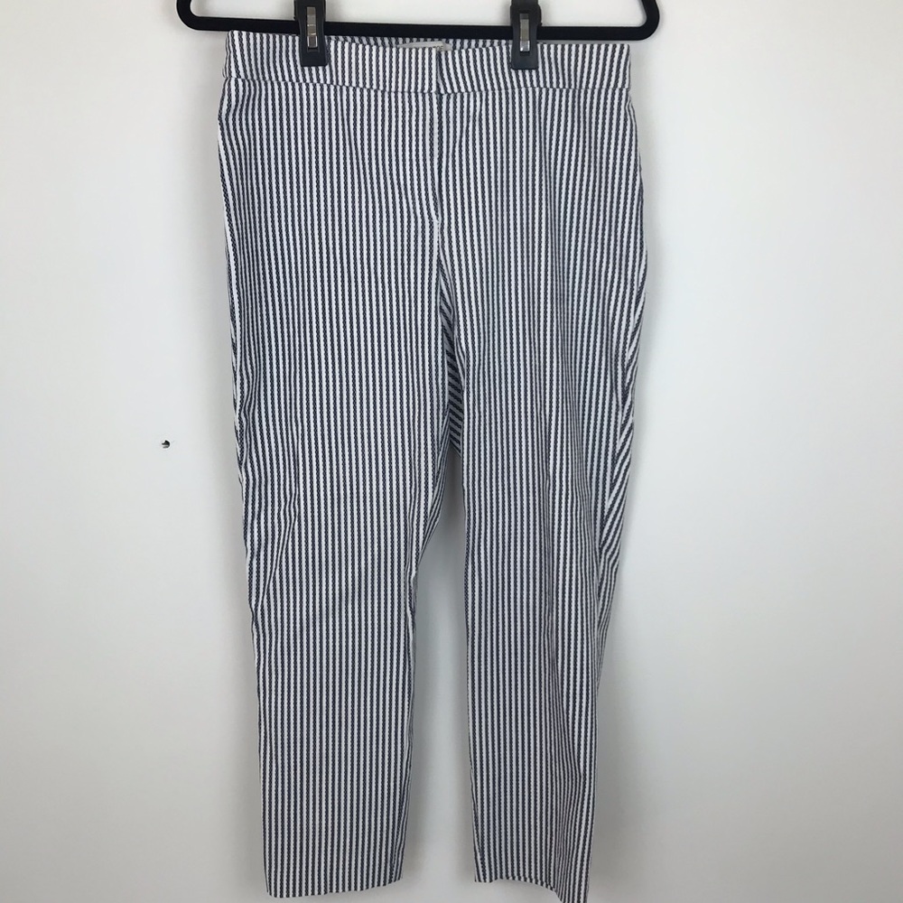 Rachel Zoe Striped Cropped Pants size 8